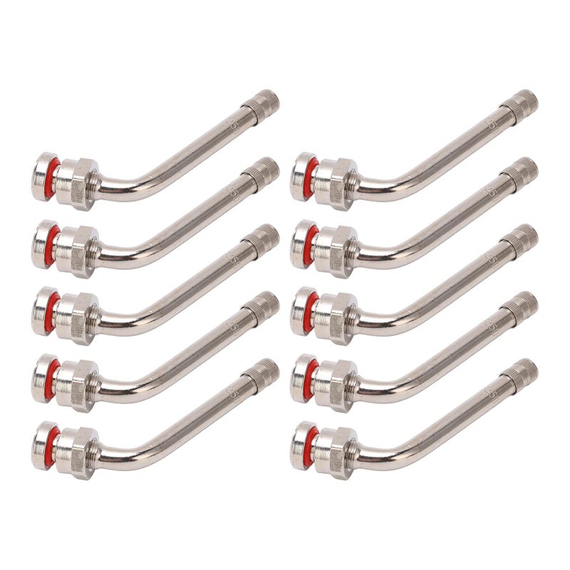 Camrusic Truck Tire Valve Stems  TR545D 60 Degree Valve Stem Extension Adaptor Compatible with Alcoa 22.5in 24.5in Aluminum Wheels (Pack of 10) - Image 2